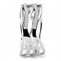 Load image into Gallery viewer, DA047 - High polished (no plating) Stainless Steel Ring with AAA Grade