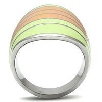 Load image into Gallery viewer, TK504 - High polished (no plating) Stainless Steel Ring with Epoxy  in